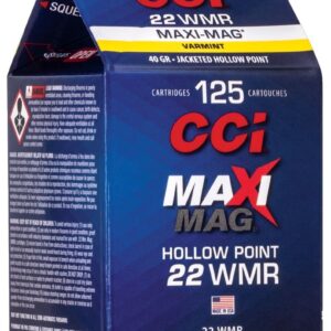 CCI Maxi Mag .22 WMR 40 gr JHP 125 Rounds Ammunition - 920CC