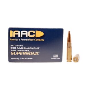 Bulk Up on Tactical Supremacy: 15 Boxes of AAC 300 Blackout 125gr FMJ