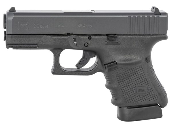 Glock 30 Gen 4 .45 ACP Pistol, Black - UG3050201