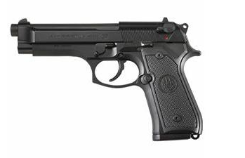 Beretta M9 9mm 4.9" 15rd Pistol, Black - J92M9A0M